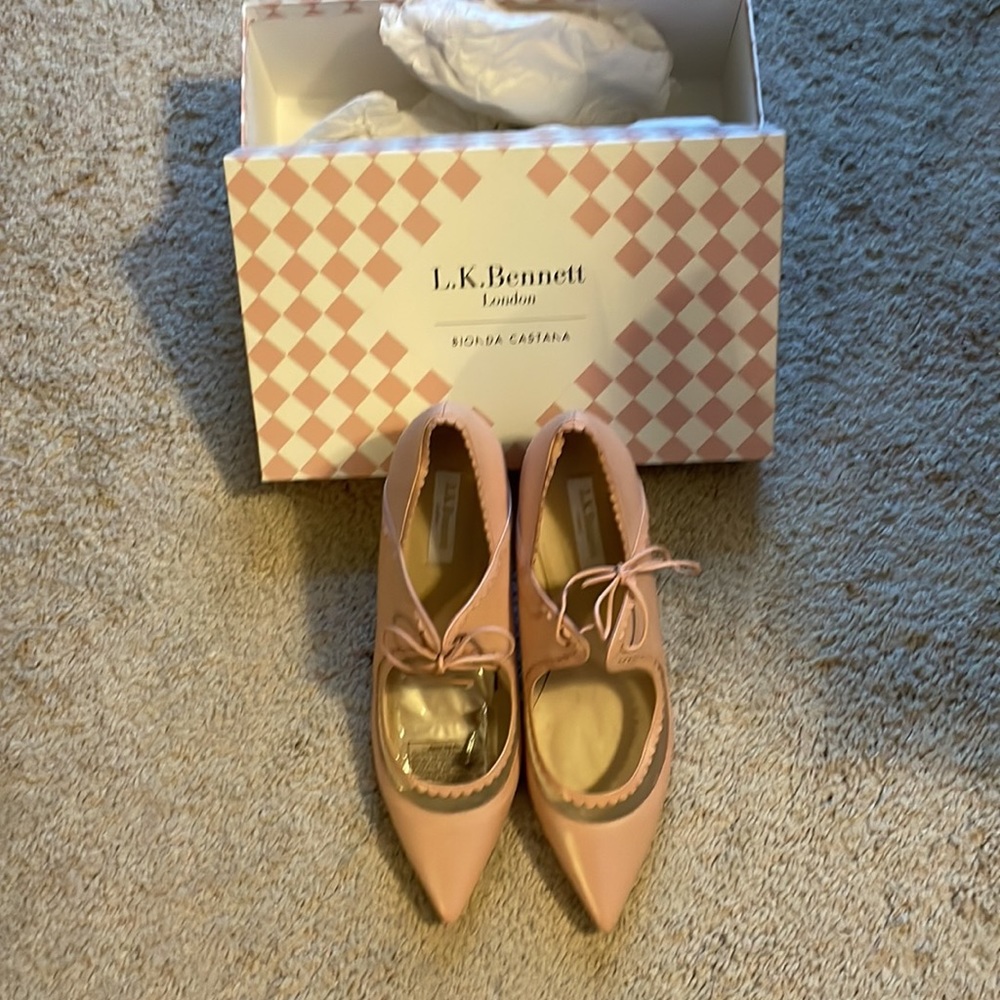 Pink Mary Jane shoes